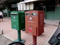 Post boxes in Chiayi, Taiwan.